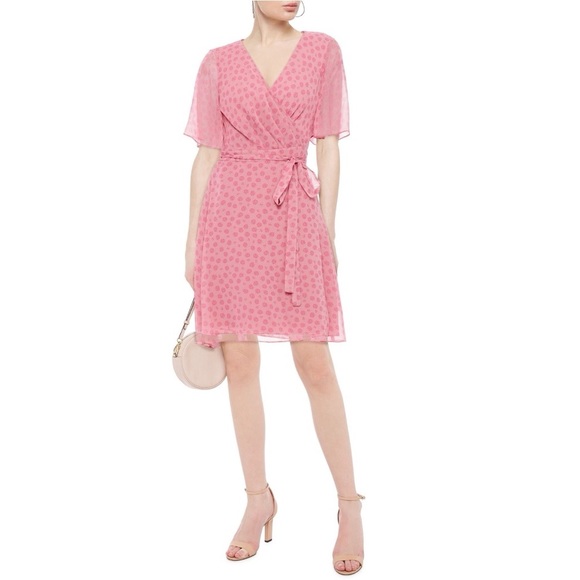 Diane Von Furstenberg Dresses & Skirts - Diane Von Furstenberg Wrap Dress Pink Rose